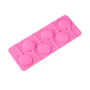 MUYULINS factory 6-cavity candy with different designs, LFGB platinum non-stick, BPA-free <b>silicone</b> lollipop mold - Product Image 5