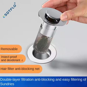 Filtre <span class=keywords><strong>à</strong></span> ordures d'évier d'acier inoxydable et filtre de pente de salle de bains de déodorant de drain de plancher avec l'odeur fraîche de <span class=keywords><strong>voiture</strong></span> - Product Image 3