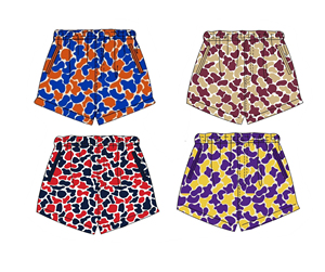 Shorts décontractés pour enfants garçons, imprimé camouflage personnalisé printemps-automne, thème équipe universitaire de football, vêtements pour enfants - Product Image 1