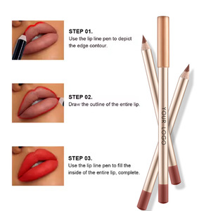 Single Head <b>Lip</b> Liner Neutral No Logo Waterproof Non Stick Cup Long Lasting Velvet <b>Lip</b> Liner Makeup - Product Image 4