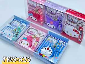 Audífonos Bluetooth TWS de Dibujos Animados Kuromi My Melody Pochacco Pompompurin, Audífonos Intrauditivos Inalámbricos con Estuche de Silicona y Cordón Bonito - Product Image 4