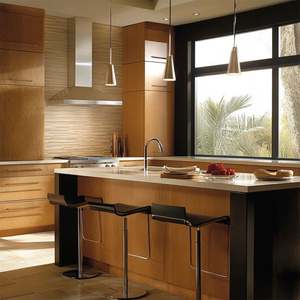 Îlot de cuisine en acier inoxydable de luxe, armoires sur mesure, design moderne minimaliste, élégante solution de cuisine modulaire en granit - Product Image 4