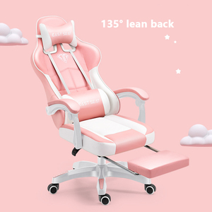 Ghế chơi game phong cách đua xe cao cấp Thiết kế hiện đại đầy phong cách Ghế văn phòng bằng da PVC tiện dụng Ghế chơi game xoay có tựa lưng cao - Product Image 6