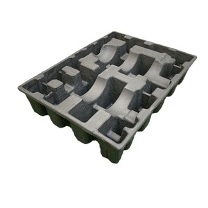 Giấy ép khô tùy chỉnh, ngăn đựng giấy phân hủy sinh học, bã mía ép ướt, bột gỗ thô, bột giấy - Product Image 1