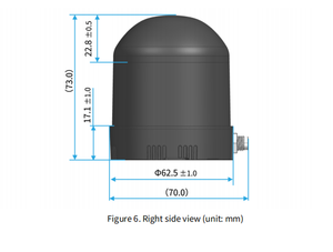 Hesai JT128 meccanico ToF Lidar sensore 128-canale 905nm modalità doppio ritorno-20 ~ 65 temperatura di funzionamento 82.3 Mbps tasso di dati 0-60m - Product Image 5