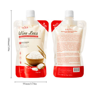 SADOER Nicotinamide ringiovanimento distillatore di cereali maschera idratante e idratante migliorare la pelle opaca completa elicato per la pelle - Product Image 6