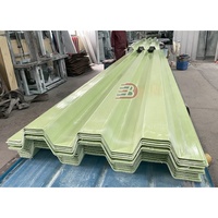 Panneaux de toiture en fibre de verre ondulée transparente FRP, feuilles de plastique transparentes, matériaux de construction de maisons, panneaux en FRP