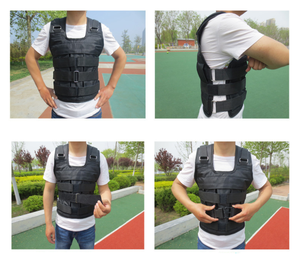 Gilet d'entraînement lesté invisible et réglable, <span class=keywords><strong>veste</strong></span> de fitness avec plaques en acier pour la course à pied et les exercices sportifs - Product Image 4