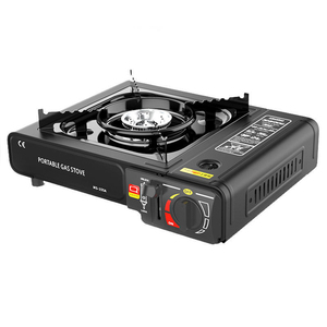 Nouveau type de réchaud à gaz portable mini pour le camping en plein air, brûleur manuel en acier, four à cassette, allumage piézoélectrique, conception monobloc - Product Image 1