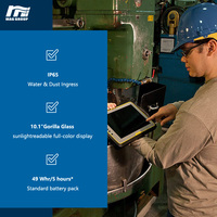 Tablette de chantier Trimble TAB81 d'occasion 10 pouces Kenai avec logiciel Trimble Field Link V5.4, tablette PC, système de positionnement rapide RPT600, Windows 10