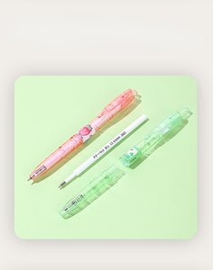 Creative Juice Party Gel Pen Cartoon Student Signature Pen Set 6 Stück schwarze Tinte 0,5mm - Product Image 5