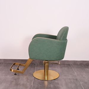 Muebles de barbería de alta calidad, silla de peluquero hidráulica de alta resistencia, sillas de salón Vintage para hombres, salón de uñas moderno Retro, 10 Uds. - Product Image 6