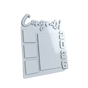 Regalo de Graduación, Placa de Fotos 3D con Logotipo Personalizado, Felicitaciones 2026, Marco de Fotos Sublimable en Blanco, Felicitaciones 2026 - Product Image 3