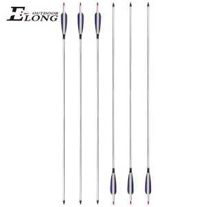 Flechas de Aluminio Elong Outdoor 7075-T6, Eje de Aluminio Negro/Plateado, Flechas para Tiro con Arco, Caza - Product Image 2