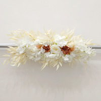 Nouveau mariage fleurs artificielles en plastique-porte linteau miroir avant chambre tenture murale route Guide décorations de Table