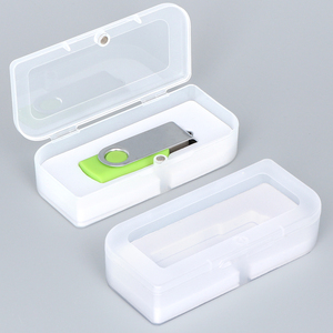 Estuche de Plástico Duradero SUNSHING para Memoria USB con Espuma Protectora, Estuche Magnético Transparente de PP para Memoria USB - Product Image 1