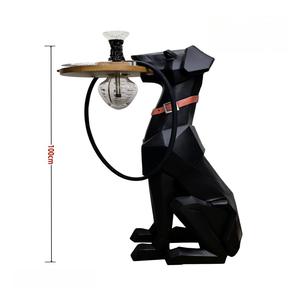 Cachimbas Árabes, Alemanas y Rusas, Set Completo de Shisha, Narguile Grande de Pie con Adornos de Perro <span class=keywords><strong>Dubin</strong></span>, Decoración - Product Image 2