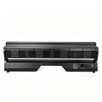 FEIYUEYUE Barra de Luz Móvil LED RGBW de 12x40W con Tira Estroboscópica Lateral, DMX, Zoom, Beam, Wash, Luz Lineal para Escenario, DJ, Club, Conciertos