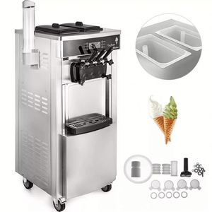 เครื่องทำไอศกรีมนุ่ม2 + 1รสชาติ20-28L/ชม. 2200W ส่งตรงจากคลังสินค้ายุโรป - Product Image 2