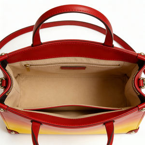 Sac fourre-tout personnalisé en cuir PU pour femmes, imprimé fruits dégradés, grande capacité, poignée supérieure, sac à main pour la vente en gros - Product Image 5