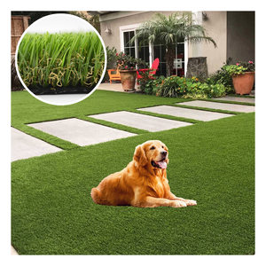 Tappeto in erba artificiale 1.37 "altezza del mucchio di erba finta tappeto erboso sintetico tappeto da prato <span class=keywords><strong>Astroturf</strong></span> per cani con fori di scarico - Product Image 6