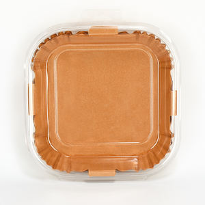 100 Piezas de Papel de Hornear de Silicona para Freidora de Aire, Fluorescente, Libre de BPA, Plegable, Antiadherente, de Grado Alimenticio, Papel Encerado para Envolver y Empacar - Product Image 6