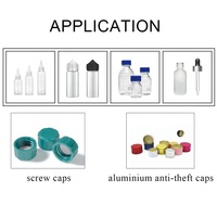 Machine de capsulage de remplissage de flacons en verre de petites bouteilles en plastique d'aluminium automatique de bureau machine de capsulage d'huile essentielle