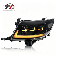 Feux avant de voiture, projecteur LED, phare pour Toyota Hilux Vigo 2012-2014 avec clignotant séquentiel LED