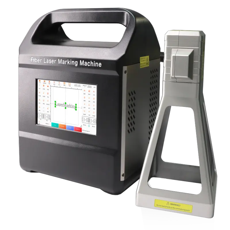 2024 New Handheld Laser Marking Machine Metal Date QR Code Barcode LOGO Online Laser Spraying Machine 20W 30W 50W
