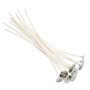 Mèches de <span class=keywords><strong>bougie</strong></span> en coton naturel pré-cirées, sans fumée, à languettes, <span class=keywords><strong>pour</strong></span> la fabrication de bougies - Vente en gros - Product Image 5