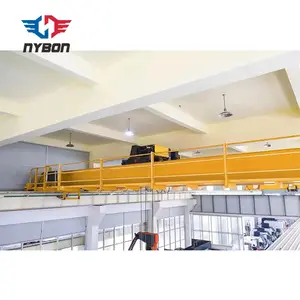 50t Winch Trolley Double Beam Overhead perjalanan derek produsen untuk gudang