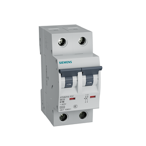 เบรกเกอร์ขนาดเล็ก Siemens 5TH6216-7CC 2P รุ่น C16 400V แบบติดตั้งบนราง DIN สวิตช์ป้องกัน MCB - Product Image 1
