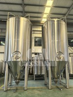Fermenteur conique CASSMAN 10000L, équipement de brassage de bière pour microbrasserie, haute productivité, fermentation automatique