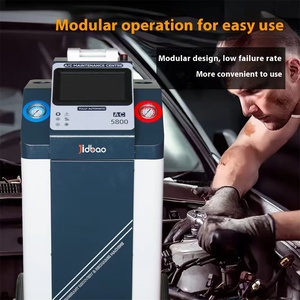 정밀 완전 자동 에어컨 냉매 충전 및 회수 기계 R134A 또는 R1234YF 차량 유지보수용 - Product Image 5