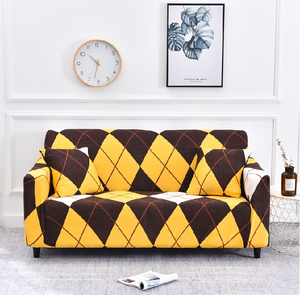 मुद्रित फर्नीचर अनुभागीय सोफा कवर नए डिजाइन आधुनिक लोचदार खिंचाव सोफा सीट लिविंग रूम सोफे के लिए 2 सीटर कवर कवर करता है। - Product Image 2