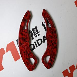 Extensión de Palanca de Cambios para Volante, Decoración de Fibra de Carbono, Rojo Brillante, para VW Golf 7/Lamando GTS/<span class=keywords><strong>POLO</strong></span> GTI - Product Image 6