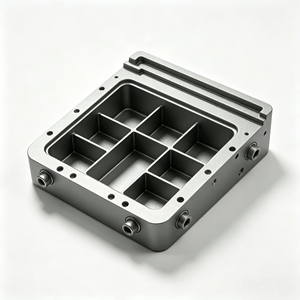 Factory Custom CNC Machined Aluminum Alloy Equipment <b>Enclosure</b> with Wire EDM Anodized Grey Precision Instrument Sensor Housing - Product Image 3