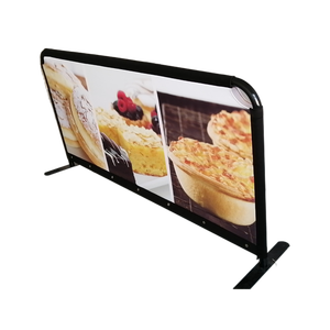 Bannière de barrières de brise de barricade de rue de café imprimée par coutume de publicité extérieure - Product Image 4