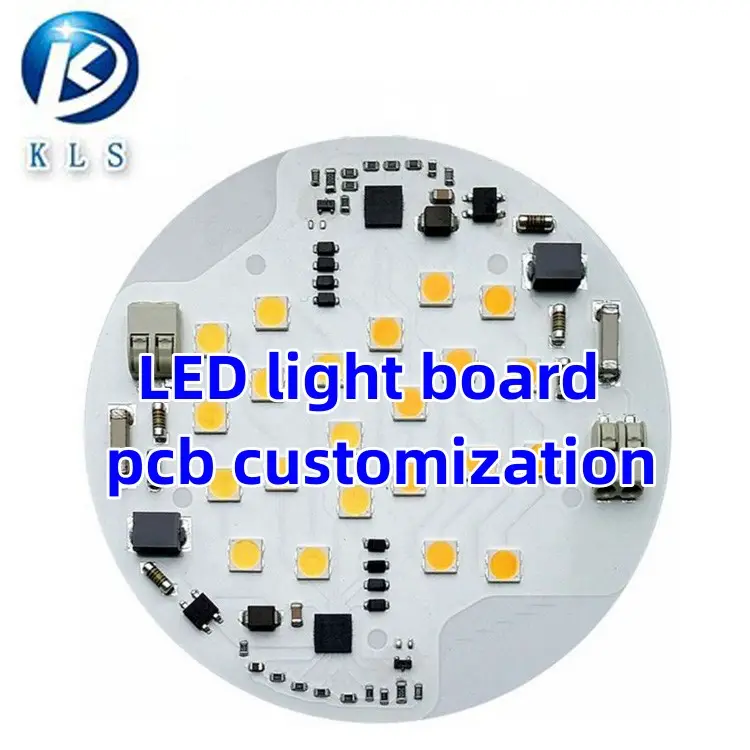 LED PCB Junta 94v0 tira de luz LED PCB de aluminio redondo PCB de la Asamblea