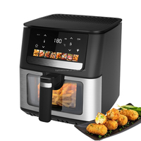 Appareils de cuisine intelligents 6,5 L de friteuse à air électrique de taille familiale avec fonction de cuisson bricolage pour le marché des États-Unis et de l'UE
