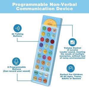 Dispositivos de Comunicación con Vocabulario Personalizable para Terapia del Habla en Autismo, Ayudas Interactivas para Hablar, Herramientas de Panel AAC con la Familia - Product Image 3