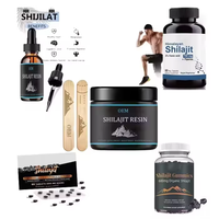 Résine de Shilajit Naturel OEM, Extrait Pur de Mousse de Mer de l'Himalaya 50g, Supplément Brut au Miel, Marque Privée, Résine de Shilajit en Vrac Originale