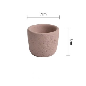 <span class=keywords><strong>M</strong></span> Ijslands Cement Aromatherapie Kaars Soja Wax Geurkaarsen Pot Thuis Geur Keramische Beker - Product Image 5
