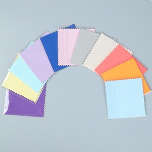 Paño de microfibra suave con logotipo personalizado de 8cm y 3,15 ", paño de limpieza de plata esterlina para pulir joyas de oro puro con óxido - Product Image 4