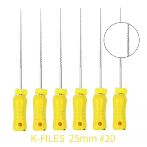 Canaux radiculaires dentaires Niti Tous les types de fichiers K Matériau 21/25/28/ 31mm Fichiers dentaires Endo Fichiers Niti K Limas Dentales - Product Image 5
