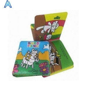 Libro de educación temprana para niños de PVC de vinilo duradero de alta calidad, álbum para libro de baño de bebé, juguete suave - Product Image 4
