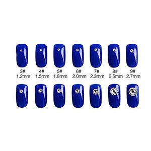 Grosir kristal AB tidak panas memperbaiki berlian imitasi pipih massal untuk pakaian, DIY lem kaca longgar di belakang berlian imitasi - Product Image 4