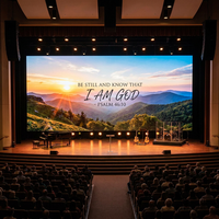 Pantalla LED para Interiores Vishow6.0 P2.604, Panel de Video Wall para Escenarios de 500x1000mm, HDR10+, 800CD, Panel de Alquiler para Conciertos, Salas de Conferencias y Bodas
