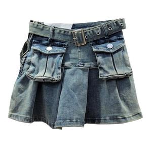 Ecowalson-Mini <span class=keywords><strong>jupe</strong></span> sexy pour femme, streetwear, avec poches, style punk gothique, club, <span class=keywords><strong>culotte</strong></span> courte, streetwear - Product Image 4