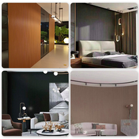 Panneau mural en PVC style grille, résistant au feu et imperméable, pour la décoration intérieure des hôtels, entrepôts et salles à manger